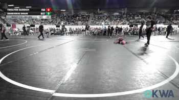 66 lbs Consolation - Tinslynn Burdick, Perry Wrestling Club vs Genevieve Drain, Mustang Bronco Wrestling Club