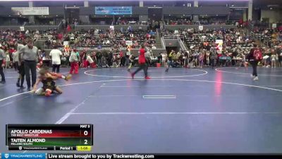 90 lbs Champ. Round 2 - Taiten Almond, Millard South vs Apollo Cardenas, The Best Wrestler