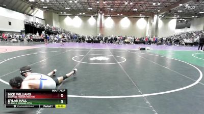 120C Cons. Semi - Dylan Hall, St. Pius X (Kansas City) vs Nick Williams, Shawnee Mission West HS