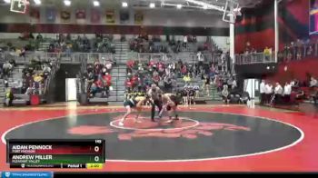 145 lbs Quarterfinal - Aidan Pennock, Fort Madison vs Andrew Miller, Pleasant Valley