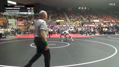 165 lbs 3rd Place Match - Blaze Gossman, Scott Community Hs vs Dawsen Degood, Colby Hs