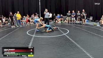 96 lbs Round 4 (8 Team) - Arav Pandey, POWA vs Jayden Brink, Junior Terps USA Allstars