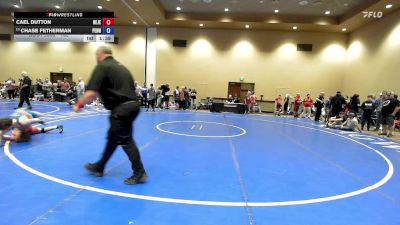 132 lbs Cons. Round 3 - Cael Dutton, New Jersey vs Chase Fetherman, Pennsylvania