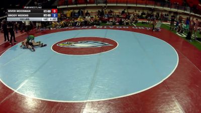 132 lbs River Moosman, Utah 2 HS Boys vs Brody Nedens, Montana 2 HS Boys
