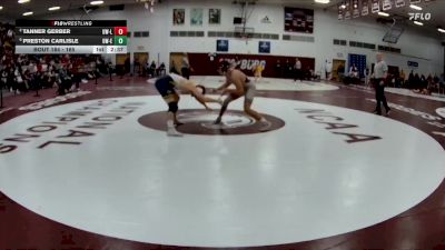 165 lbs Semifinal - Preston Carlisle, Wisconsin-Eau Claire vs Tanner Gerber, Wisconsin-La Crosse