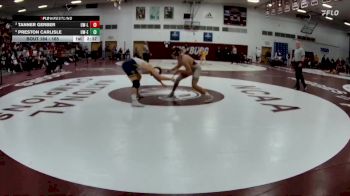165 lbs Semifinal - Preston Carlisle, Wisconsin-Eau Claire vs Tanner Gerber, Wisconsin-La Crosse