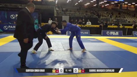 Guryodh Singh Brar vs Gabriel Marques Carvalho 2025 Pan Jiu Jitsu IBJJF Championship