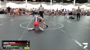 56 lbs Round 1 (4 Team) - Johnny Messina, M2TCNJ vs MJ Carney, Prestige Worldwide Throws