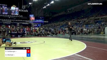 100 lbs Cons 16 #1 - Olivia DeGeorgio, Texas vs Hannah Michael, Iowa