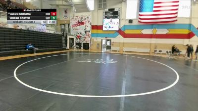 132 lbs Champ. Round 1 - Kozad Porter, Cheyenne East vs Jacob Stirling, Thunder Basin