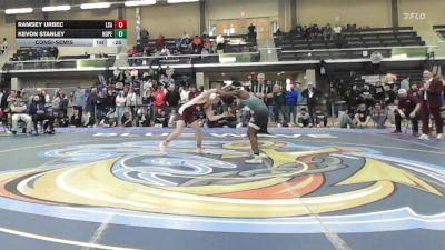 150 lbs Consolation - Ramsey Urbec, La Salle Academy vs Kevon Stanley, Hope