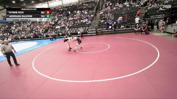 4A 125 lbs Cons. Round 2 - Sydnie Dick, Uintah vs Andriann Baldwin, Tooele