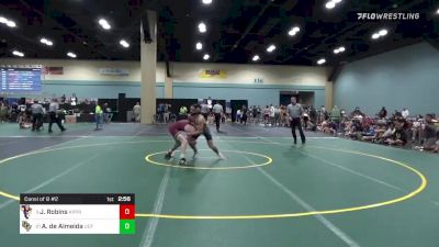 141 lbs Consi Of 8 #2 - Jordan Robins, Apprentice vs Alex De Almeida, Central Florida