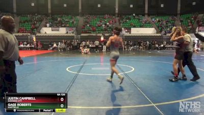 6A 126 lbs Quarterfinal - Gage Roberts, Hartselle vs Justin Campbell, Gadsden City