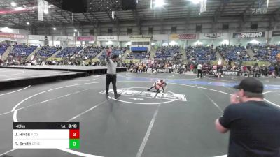43 lbs Consi Of 8 #2 - Jett Rivas, 4 Corners Underground vs Ryker Smith, Other Team