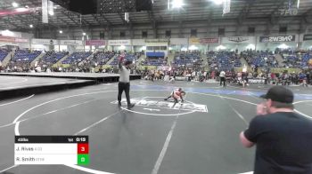 43 lbs Consi Of 8 #2 - Jett Rivas, 4 Corners Underground vs Ryker Smith, Other Team