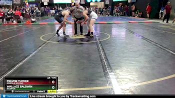 AA - 170 lbs Champ. Round 1 - Trevor Tucker, Missoula Sentinel vs Wallace Baldwin, Belgrade