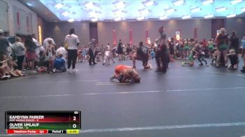 60 lbs Semis & 1st Wrestleback (8 Team) - Kamdynn Parker, East Kansas Eagles vs Oliver Umlauf, Operators