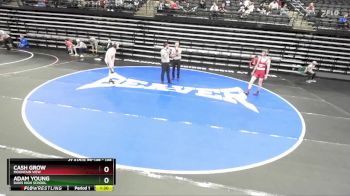 135 lbs Champ. Round 3 - Cash Grow, Mountain View vs Adam Young, Davis High School