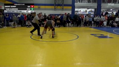172 lbs Consy 4 - Emory Gunby, Bishop McCort vs Sam Almedina, Wyoming Seminary