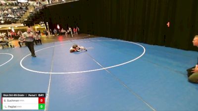 Boys 3rd-4th Grade - 71 Cons. Round 4 - Gavin Suchman, Moen Wrestling Academy vs Luca Pagliai, Moen Wrestling Academy