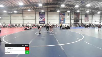 127 lbs Consi Of 16 #1 - Jabin Childs, SC vs Shane. Degl, NY