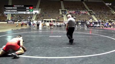 6A 150 lbs Cons. Semi - Cannon Ford, Homewood Hs vs Jyque Norris, Benjamin Russell