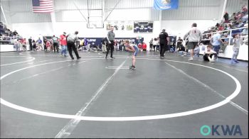 43 lbs Quarterfinal - Ryder Richards, HBT Grapplers vs Stone Howard, Marlow Outlaws