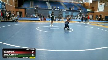 39-44 lbs Round 1 - Simeon Merrell, Empire Battle School vs Axton Diaz, Roy Wrestling Club