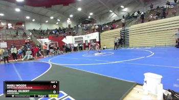 125 lbs Cons. Semi - Abigail Gilbert, Hagerstown vs Marli Woods, Whiteland Wrestling Club