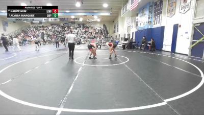 105 lbs Champ. Round 2 - Alyssa Marquez, Chaffey vs Kailee Muk, Lakewood