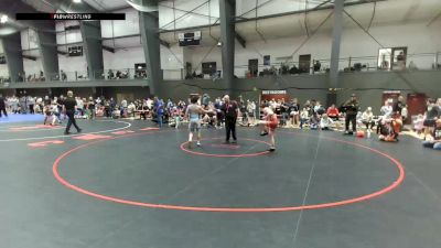 Junior Boys GR - 120 lbs Champ. Round 2 - Carter Dawson, OR vs Tre Hallford, ID