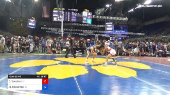 113 lbs Cons 32 #2 - Ceasar Sanchez, Colorado vs Michael Holcombe, South Carolina