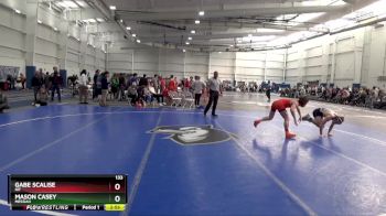 133 lbs Semifinal - Mason Casey, Messiah vs Gabe Scalise, RIT