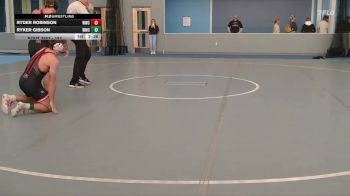 157 lbs Semifinal - Ryder Robinson, Western Wyoming College vs Ryker Gibson, Western Wyoming College