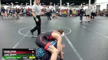 96 lbs Round 2 (4 Team) - Shane Young, Team Gotcha - 2 vs Corey Brown, Headhunters