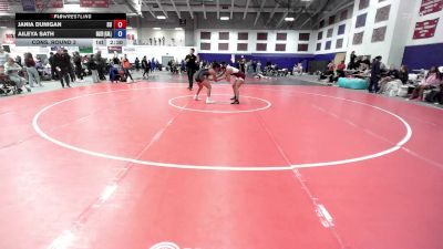 131 lbs Cons. Round 3 - Jania Dunigan, Schreiner University vs Aileya Sath, Baker University