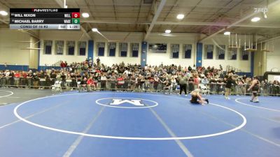 120 lbs Consi Of 16 #2 - Will Nixon, Wellesley vs Michael Barry, Wakefield