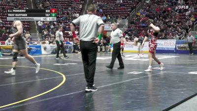 189 lbs Preliminaries - C.J. Pensiero, Bishop McCort vs Troy Ruffner, Tulpehocken