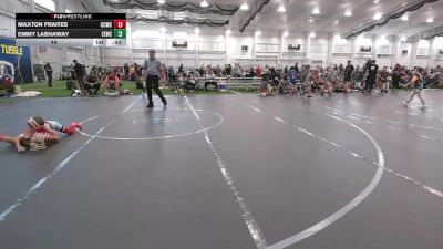 44 lbs Round 3 (8 Team) - Emmy Lashaway, Eastwood Eagles WC vs Maxton Fraites, Capital City WC