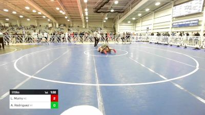 170 lbs Round Of 32 - Logan Mumy, NC vs Anthony Rodriguez, NY