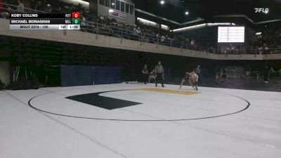100 lbs Semifinal - Koby Collins, Pittsburgh vs Michael Monaghan, Belleville