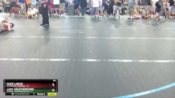 64 lbs Round 3 (10 Team) - Liam Weatherford, Florida Scorpions Black vs Alex Larue, U2 Upstate Uprising