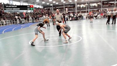 6 - 126 lbs Cons. Round 1 - Dylan Walsh, Washington-Liberty (Arlington) vs Nathan Gregory, Cosby