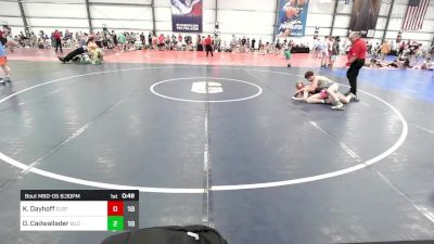 112 lbs Rr Rnd 2 - Kaylee Dayhoff, Dueling Bandits vs Dominic Cadwallader, Silo