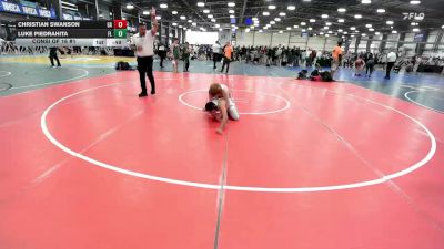 127 lbs Consi Of 16 #1 - Christian Swanson, GA vs Luke Piedrahita, FL