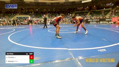 145 lbs 5th Place - Jose Coreno, Juic3 Acad3my vs True Woods, Big Game Wrestling Club