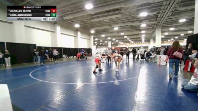 120 lbs Quarters - Lidia Anderson, Utah vs Acailles Jenks, Utah