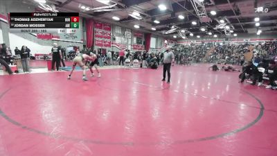 165 lbs Cons. Round 2 - Jordan Mosser, Adelanto vs Thomas Adzhemyan, Burbank