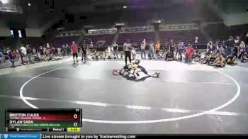 77 lbs Round 5 (10 Team) - Dylan Saba, Colorado Regulators Wrestling Club vs Britton Culek, Victory Training Center